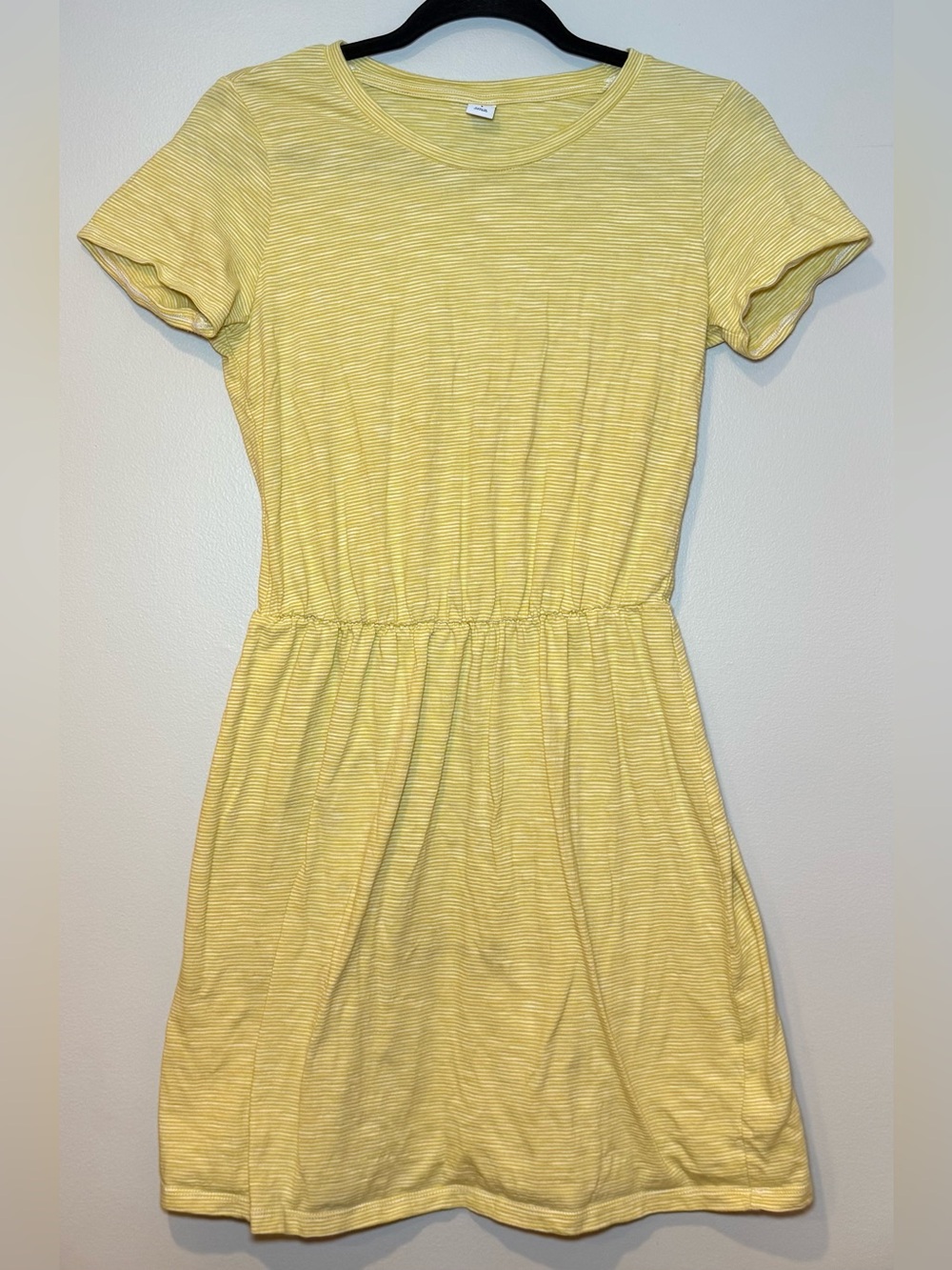 Old Navy Women's Waist-Defined Striped Slub-Knit T-Shirt Dress Size Small